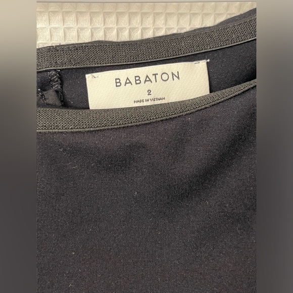 Babaton Midi Off the Shoulder Black Dress - Picture 5 of 6